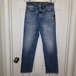 Porter Blue The Rebel Straight-Mabel High Rise Straight Leg Jeans Denim Women 25